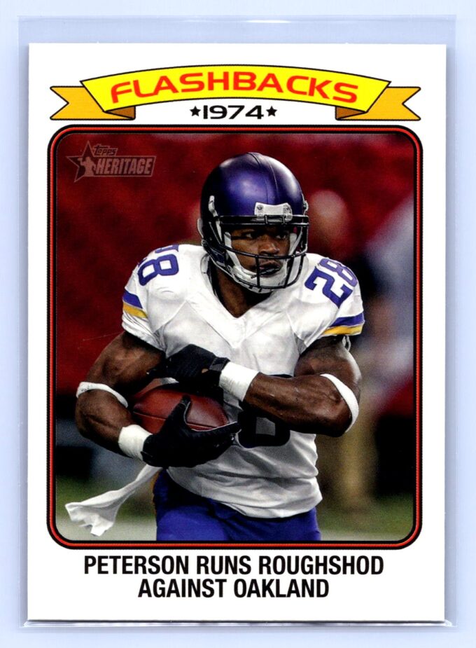 Adrian Peterson 2024 Topps Composite Flashbacks Heritage