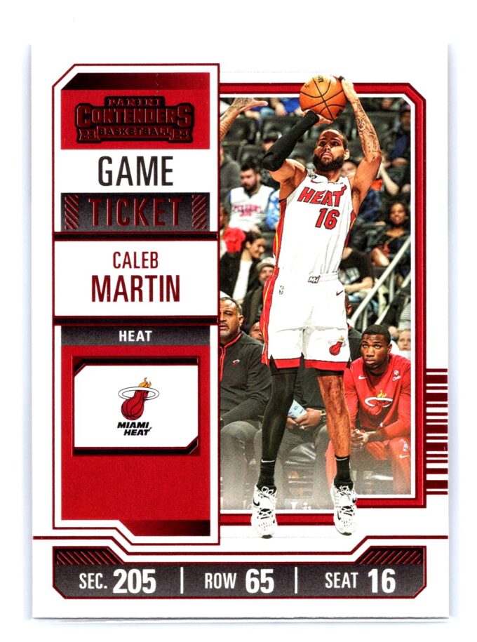 Caleb Martin 2023-24 Panini Contenders Red