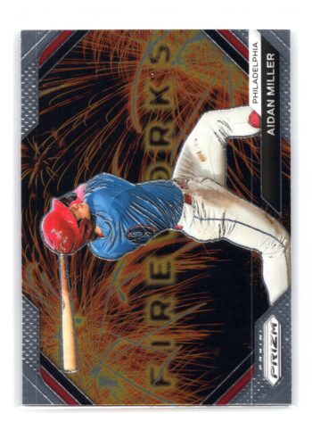 Aidan Miller 2024 Panini Prizm Fireworks