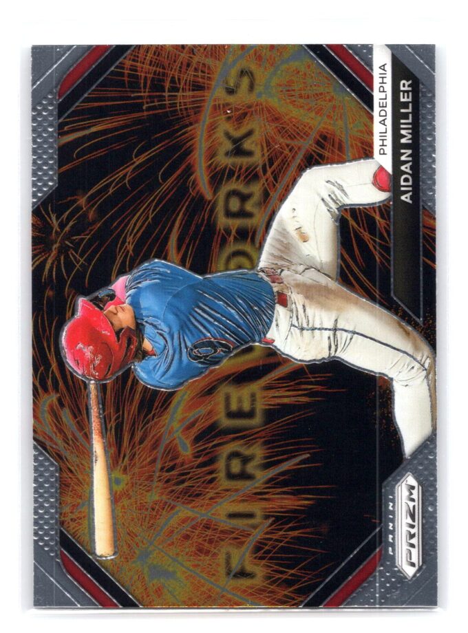 Aidan Miller 2024 Panini Prizm Fireworks