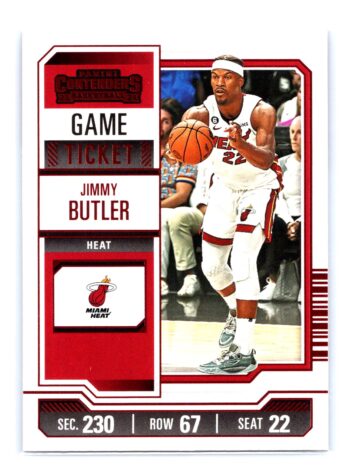 Jimmy Butler 2023-24 Panini Contenders Red