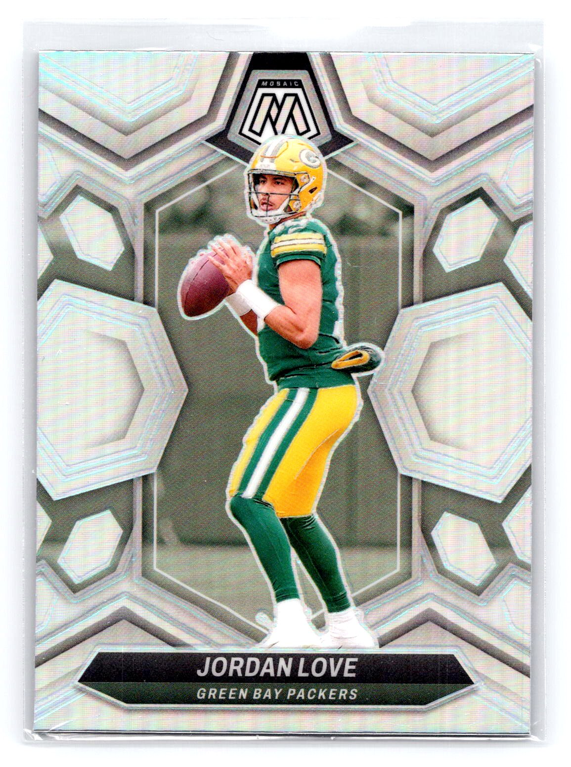 Jordan Love 2024 Mosaic Silver Refractor Jordan Love 2024 Mosaic Silver Refractor