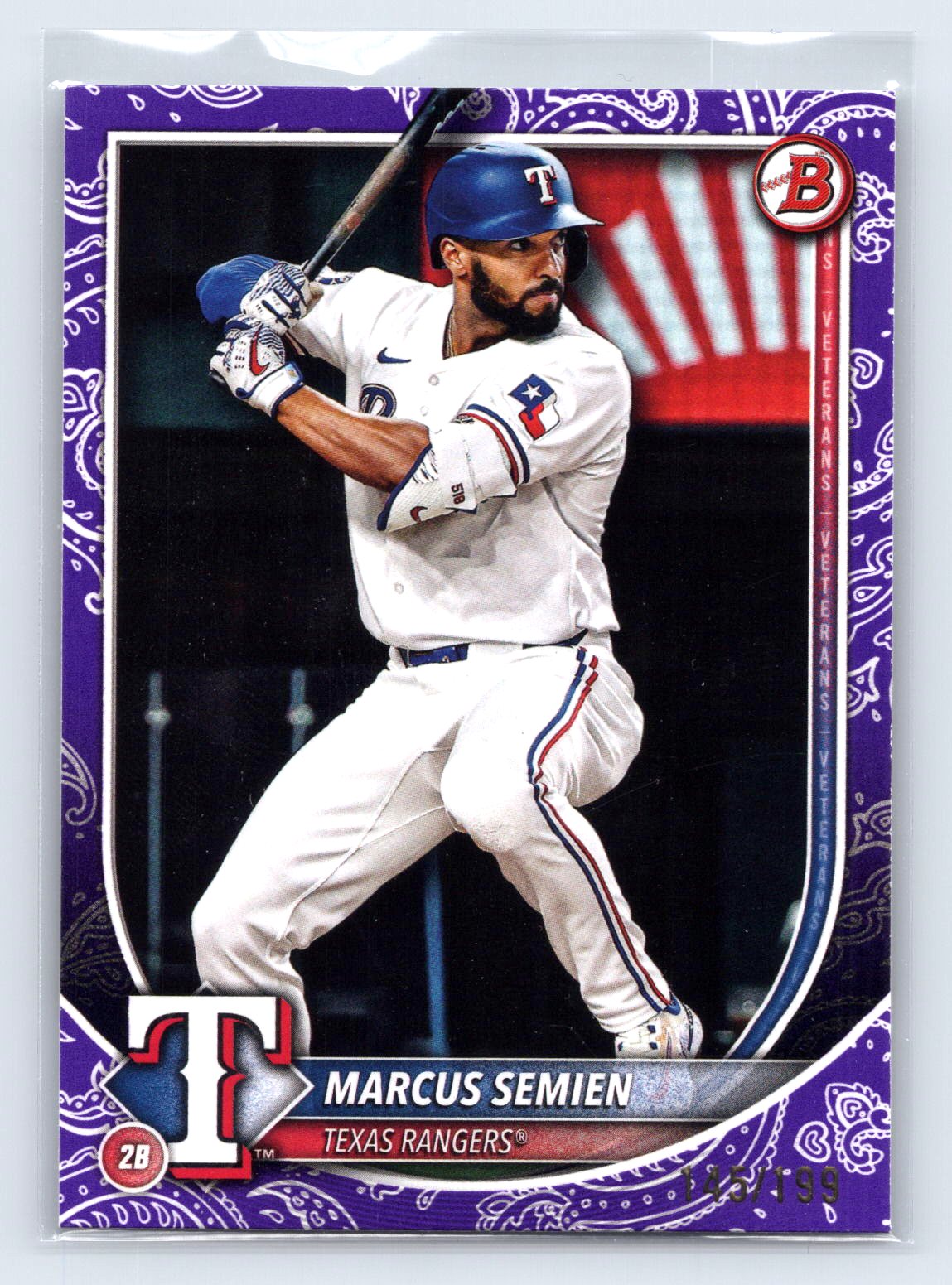 Marcus Semien 2025 Bowman /199 Purple Marcus Semien 2025 Bowman /199 Purple