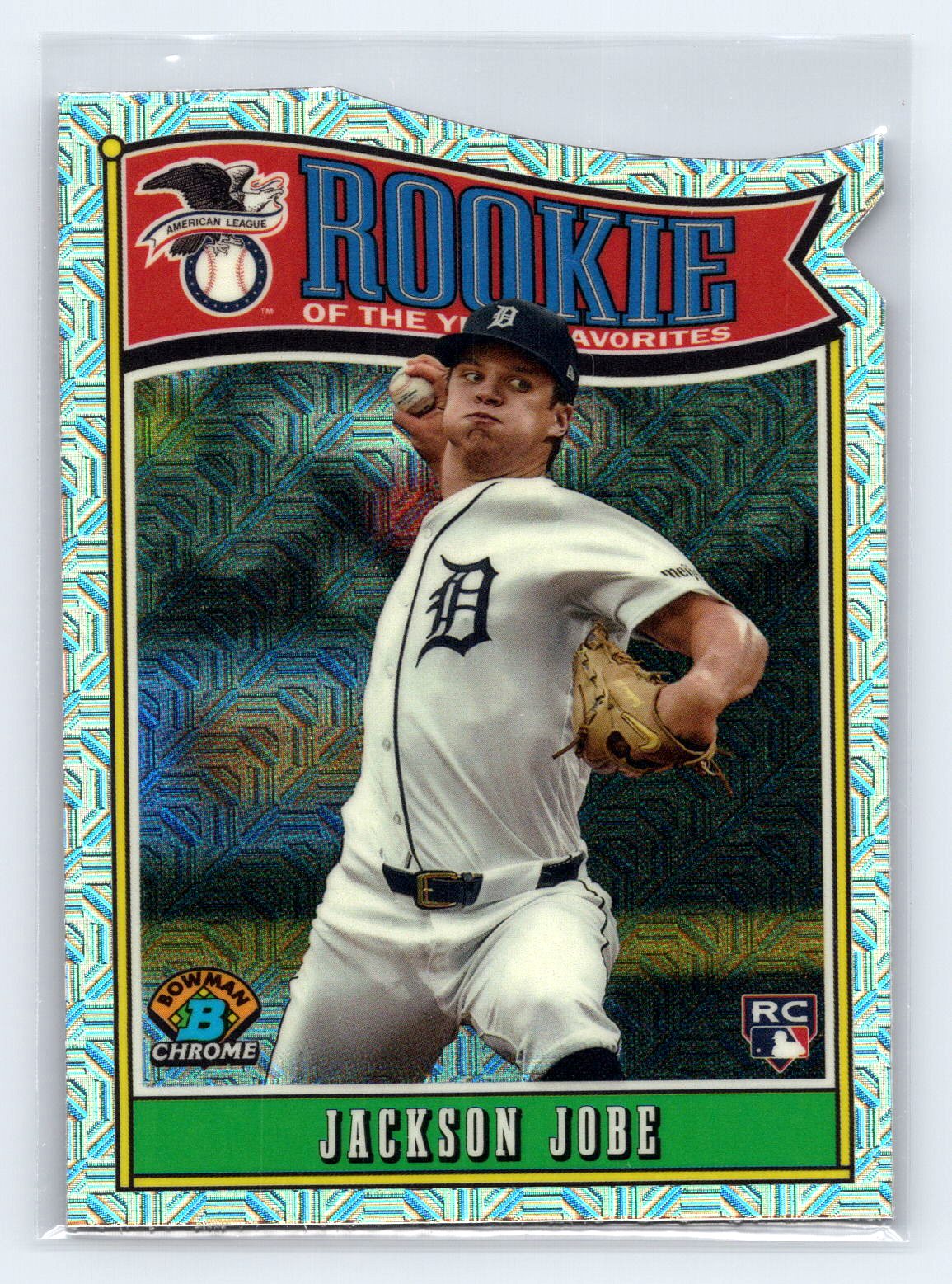 Jackson Jobe 2025 Bowman Chrome Mojo ROY Favorite Rookie RC Jackson Jobe 2025 Bowman Chrome Mojo ROY Favorite Rookie RC