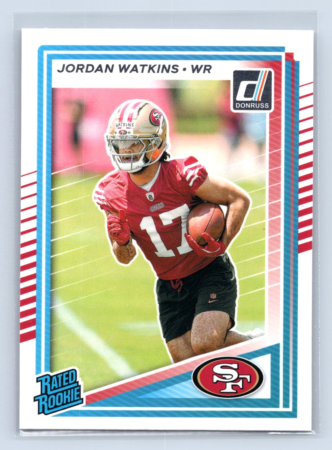 Jordan Watkins 2025 Donruss Rated Rookie RC Jordan Watkins 2025 Donruss Rated Rookie RC