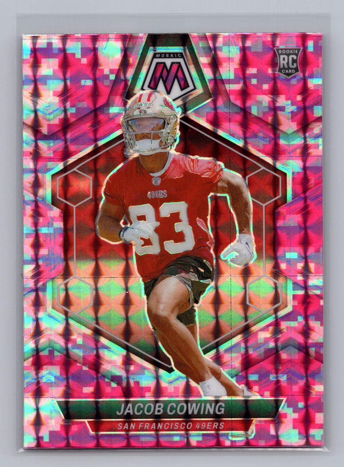 Jacob Cowing 2024 Mosaic Pink Refractor Rookie RC Jacob Cowing 2024 Mosaic Pink Refractor Rookie RC
