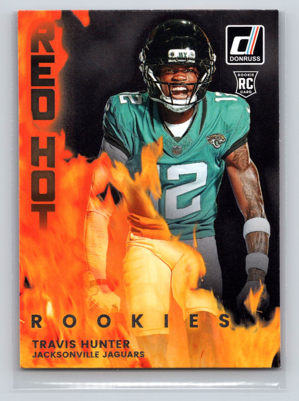 Travis Hunter 2025 Donruss Red Hot Rookies RC Travis Hunter 2025 Donruss Red Hot Rookies RC