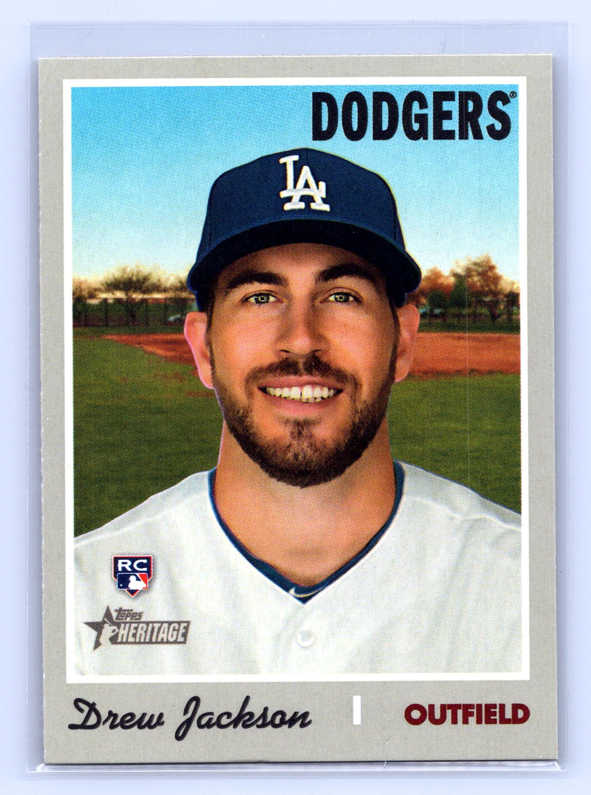 Drew Jackson 2019 Topps Heritage Rookie RC Drew Jackson 2019 Topps Heritage Rookie RC