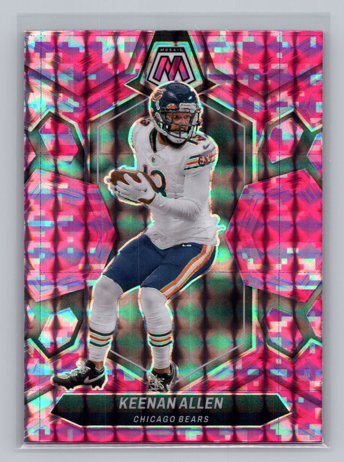 Keenan Allen 2024 Mosaic Pink Refractor Keenan Allen 2024 Mosaic Pink Refractor