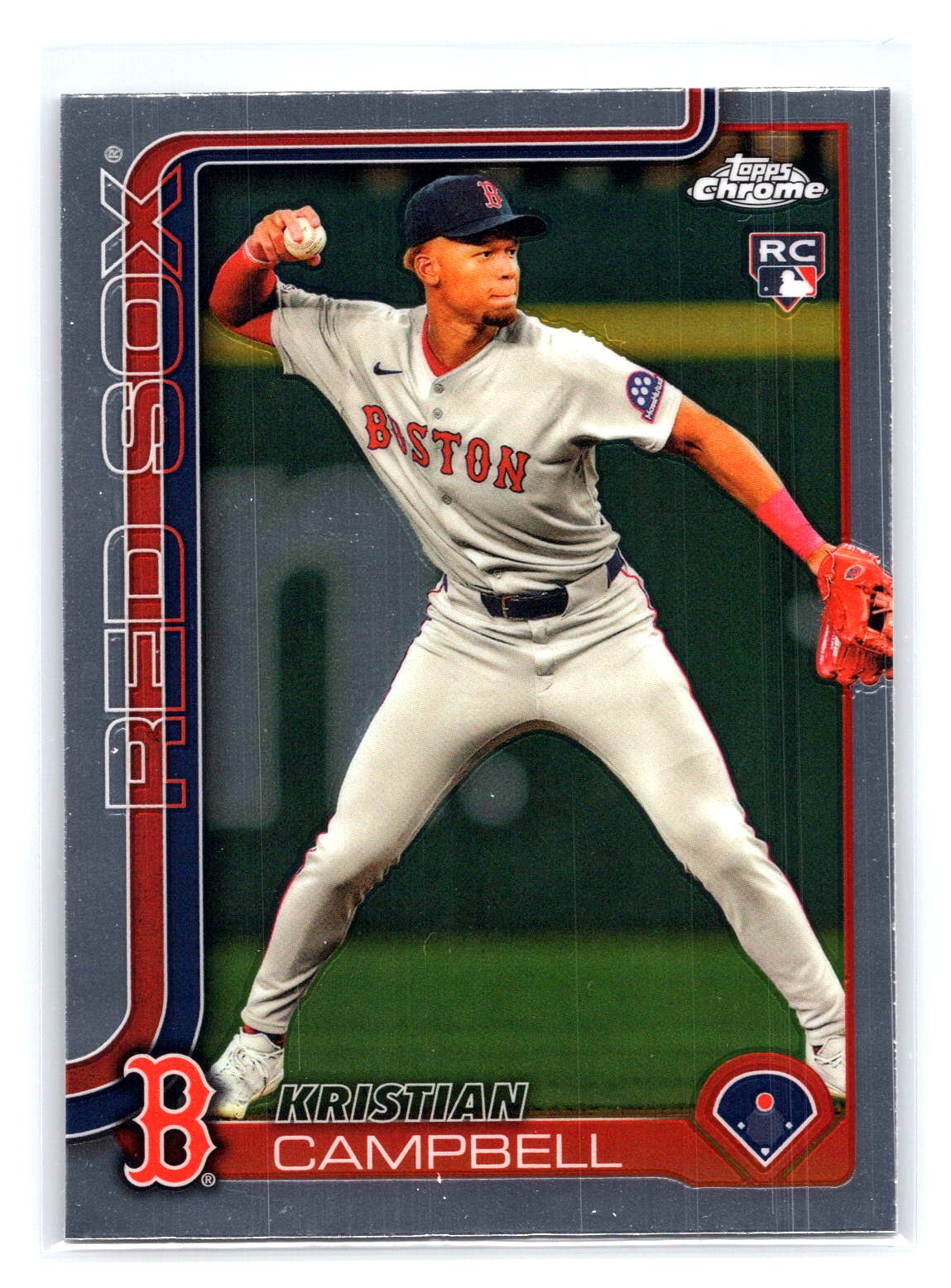 Kristian Campbell 2025 Topps Chrome Rookie RC Kristian Campbell 2025 Topps Chrome Rookie RC