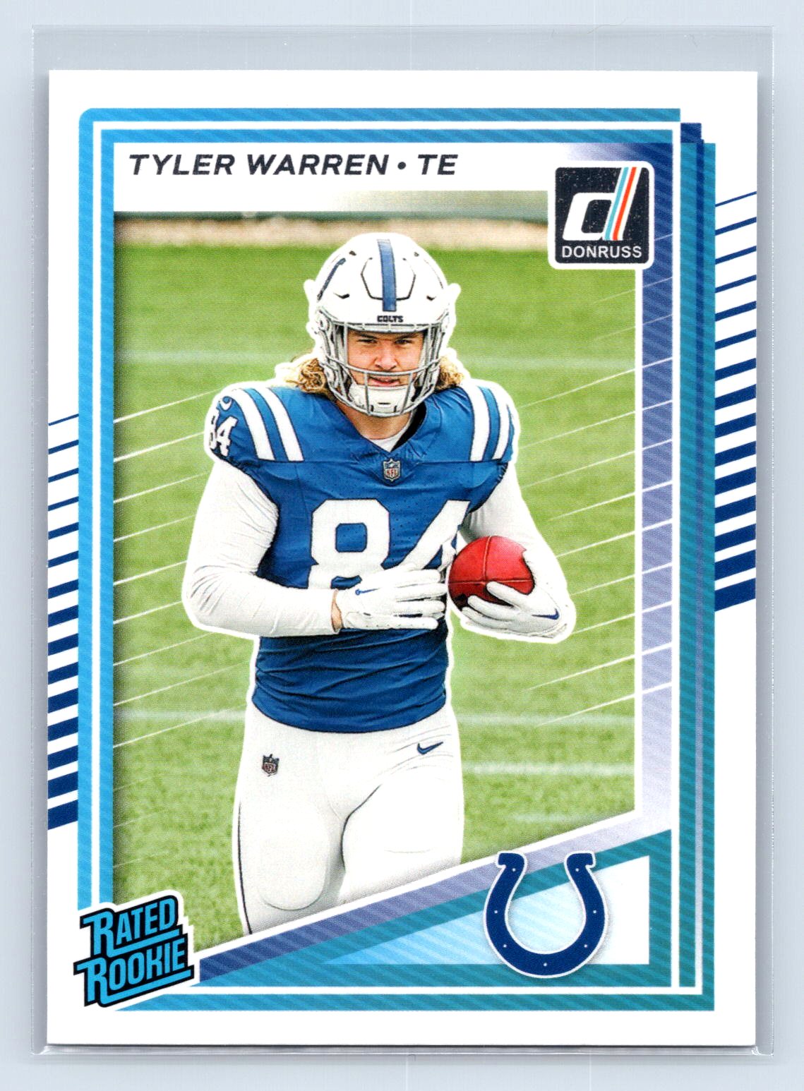 Tyler Warren 2025 Donruss Rated Rookie RC Tyler Warren 2025 Donruss Rated Rookie RC