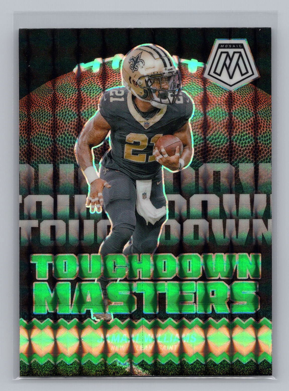 Jamaal Williams 2024 Mosaic Touchdown Masters Refractor Jamaal Williams 2024 Mosaic Touchdown Masters Refractor