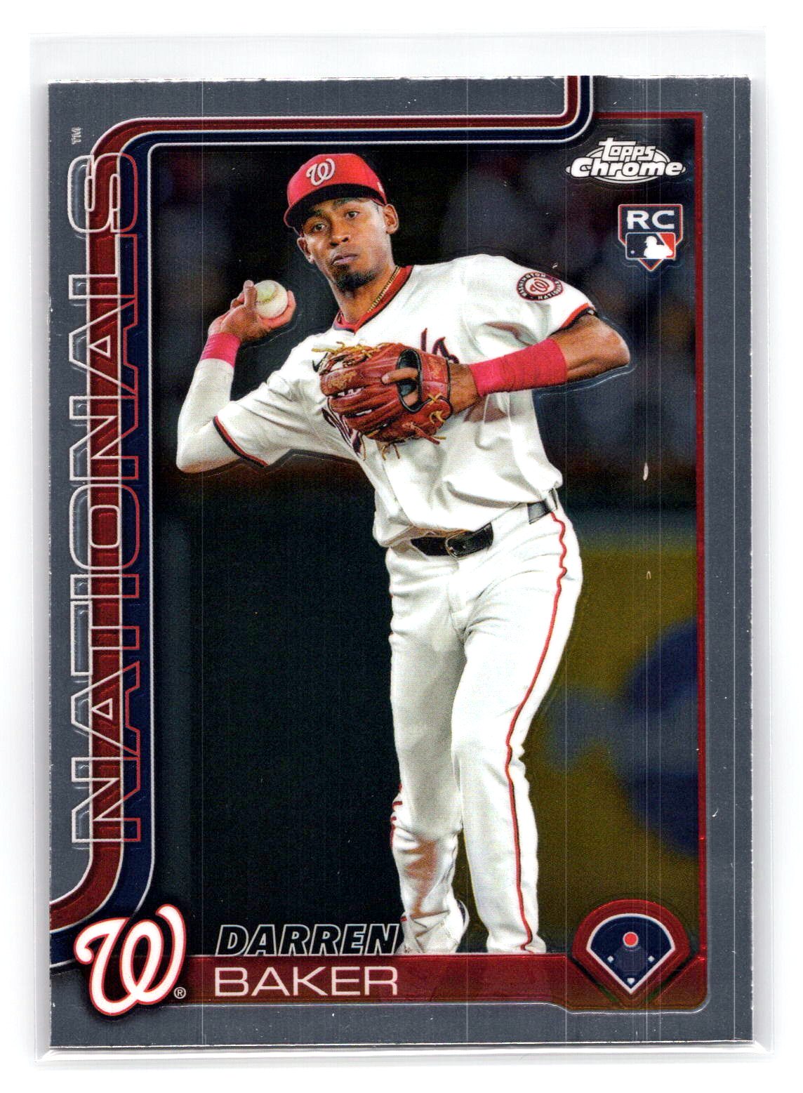 Darren Baker 2025 Topps Chrome Rookie RC Darren Baker 2025 Topps Chrome Rookie RC