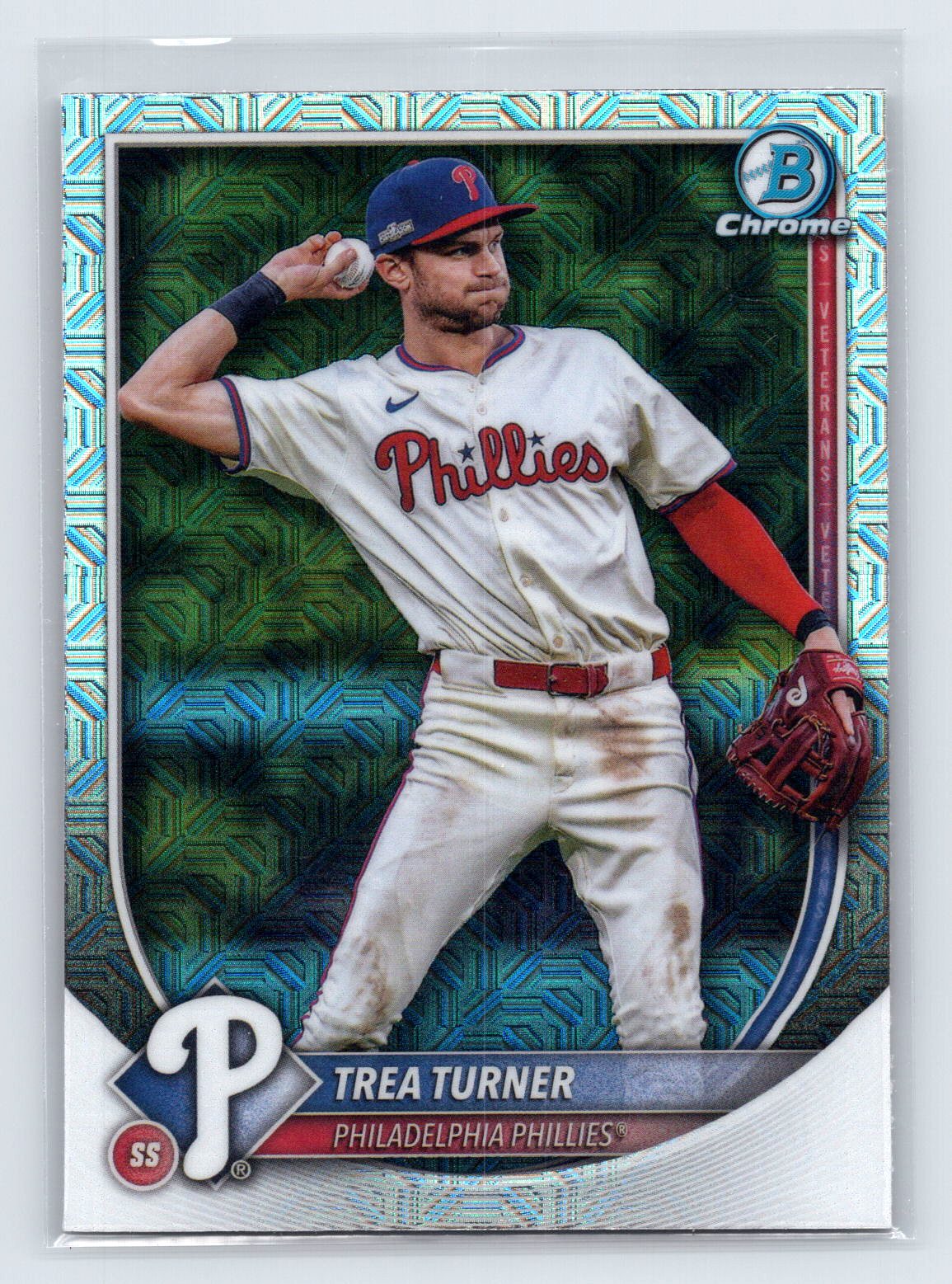 Trea Turner 2025 Bowman Chrome Mojo Refractor Trea Turner 2025 Bowman Chrome Mojo Refractor
