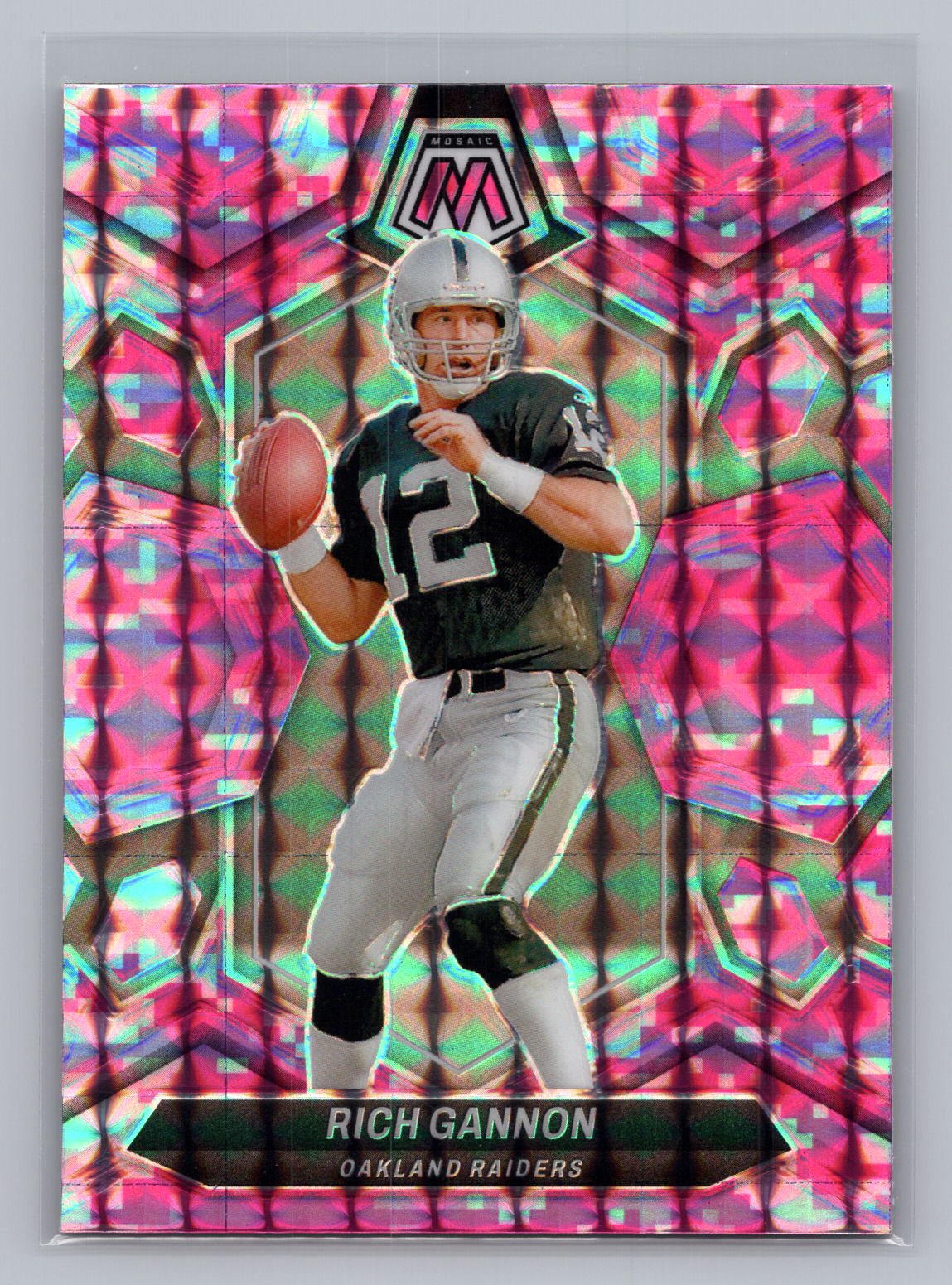 Rich Gannon 2024 Mosaic Pink Refractor Rich Gannon 2024 Mosaic Pink Refractor