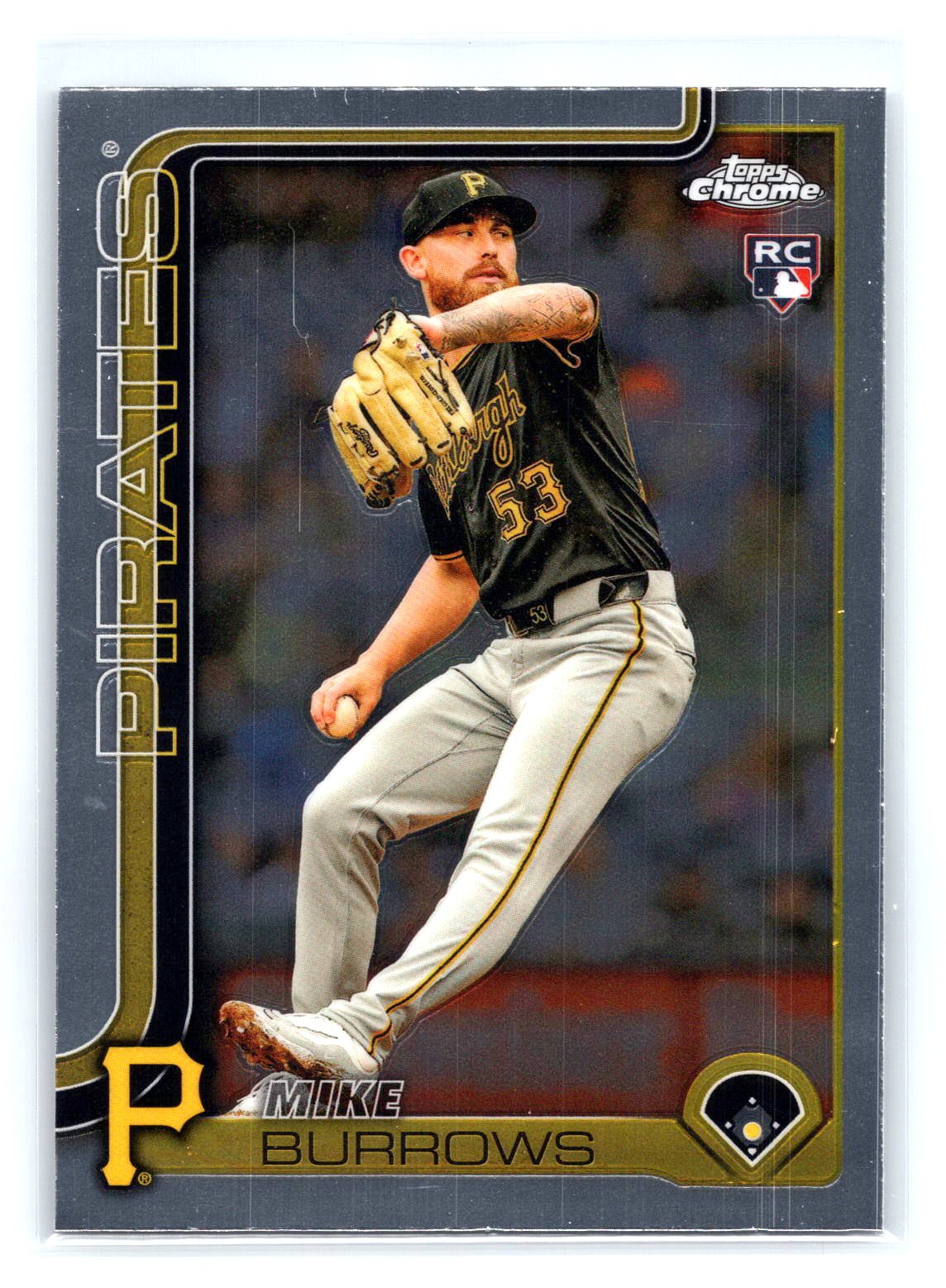 Mike Burrows 2025 Topps Chrome Rookie RC Mike Burrows 2025 Topps Chrome Rookie RC