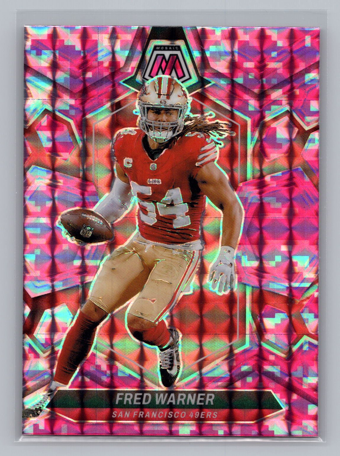 Fred Warner 2024 Mosaic Pink Refractor Fred Warner 2024 Mosaic Pink Refractor