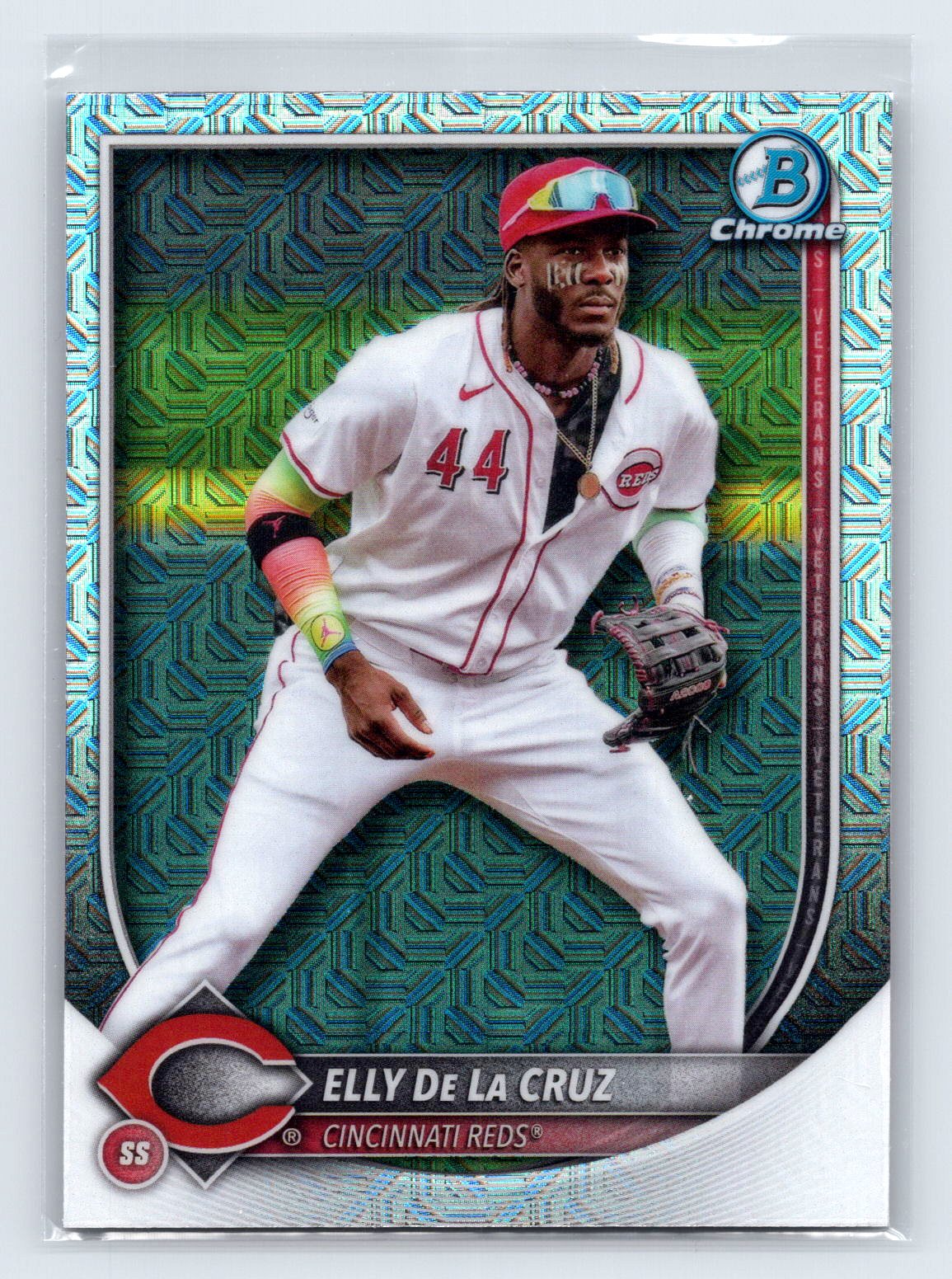 Elly De La Cruz 2025 Bowman Chrome Mojo Refractor Elly De La Cruz 2025 Bowman Chrome Mojo Refractor