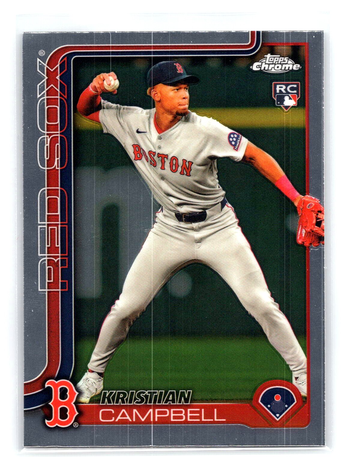 Kristian Campbell 2025 Topps Chrome Rookie RC Kristian Campbell 2025 Topps Chrome Rookie RC
