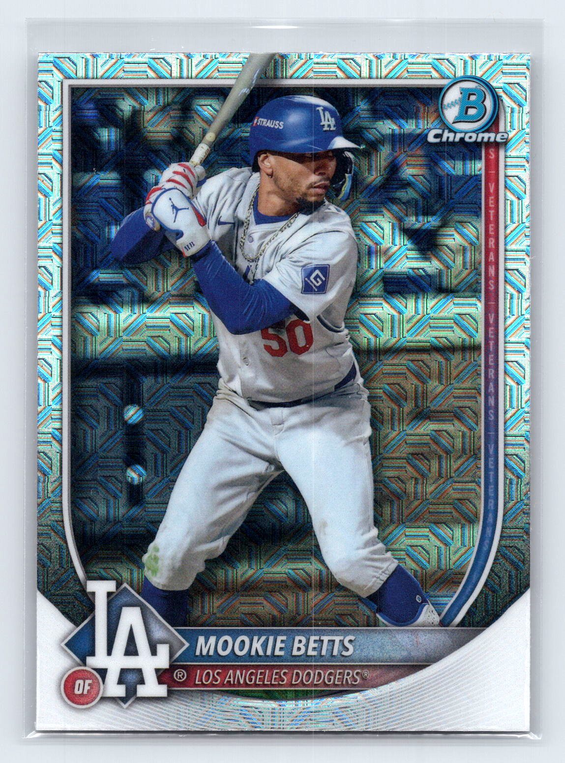 Mookie Betts 2025 Bowman Chrome Mojo Refractor Mookie Betts 2025 Bowman Chrome Mojo Refractor
