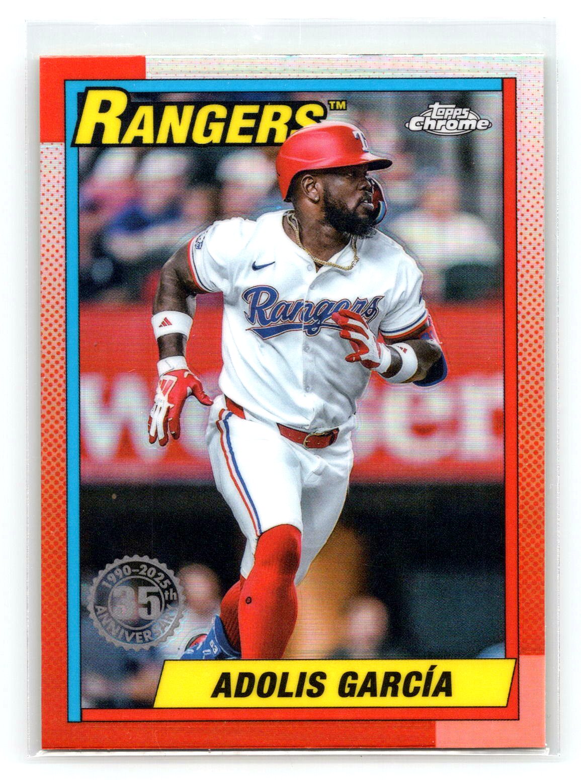 Adolis Garcia 2025 Topps Chrome 35th Anniversary Adolis Garcia 2025 Topps Chrome 35th Anniversary