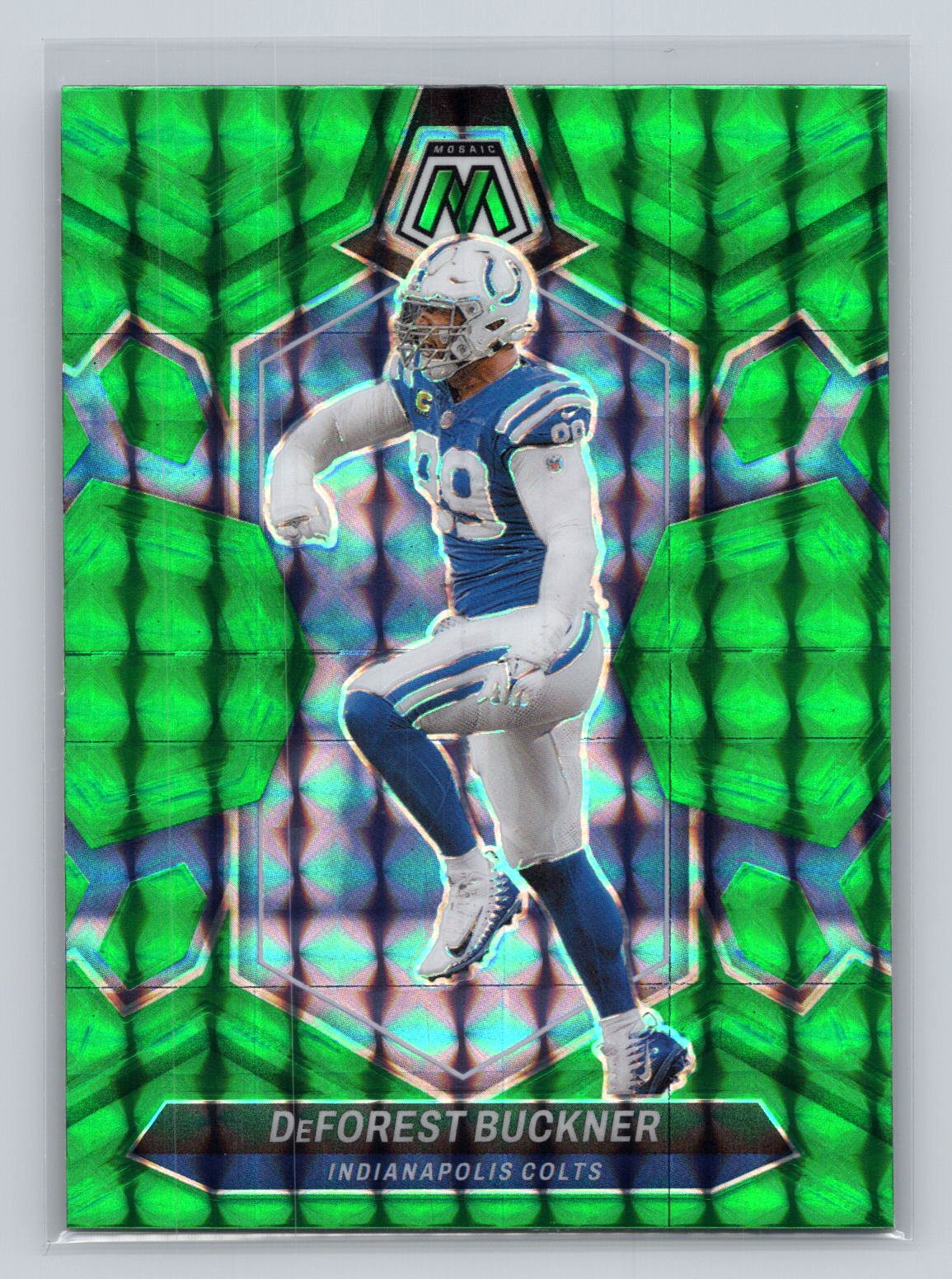 DeForest Buckner 2024 Mosaic Green Refractor DeForest Buckner 2024 Mosaic Green Refractor