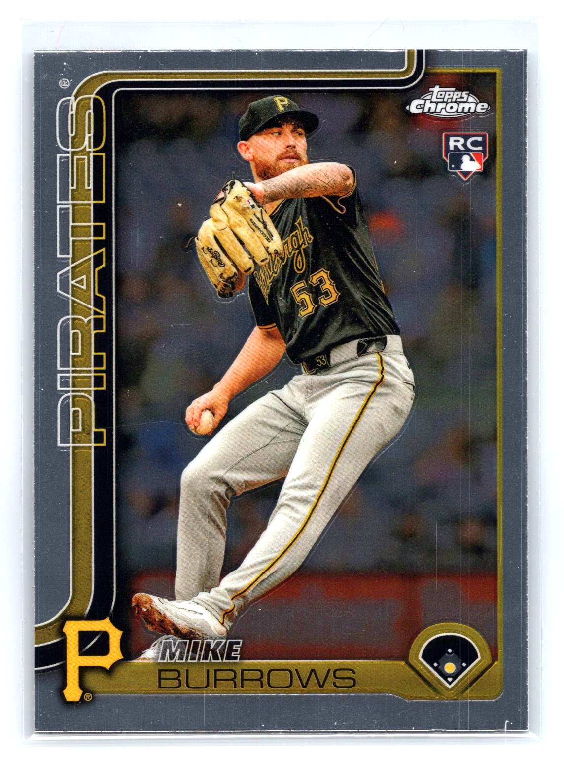 Mike Burrows 2025 Topps Chrome Rookie RC Mike Burrows 2025 Topps Chrome Rookie RC