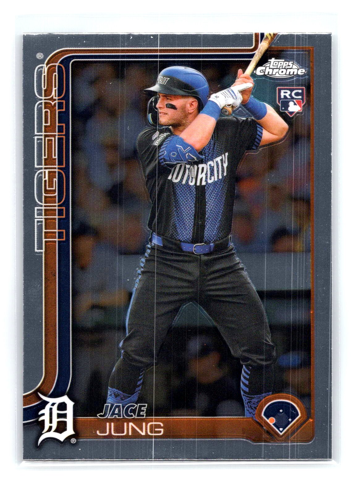 Jace Jung 2025 Topps Chrome Rookie RC Jace Jung 2025 Topps Chrome Rookie RC