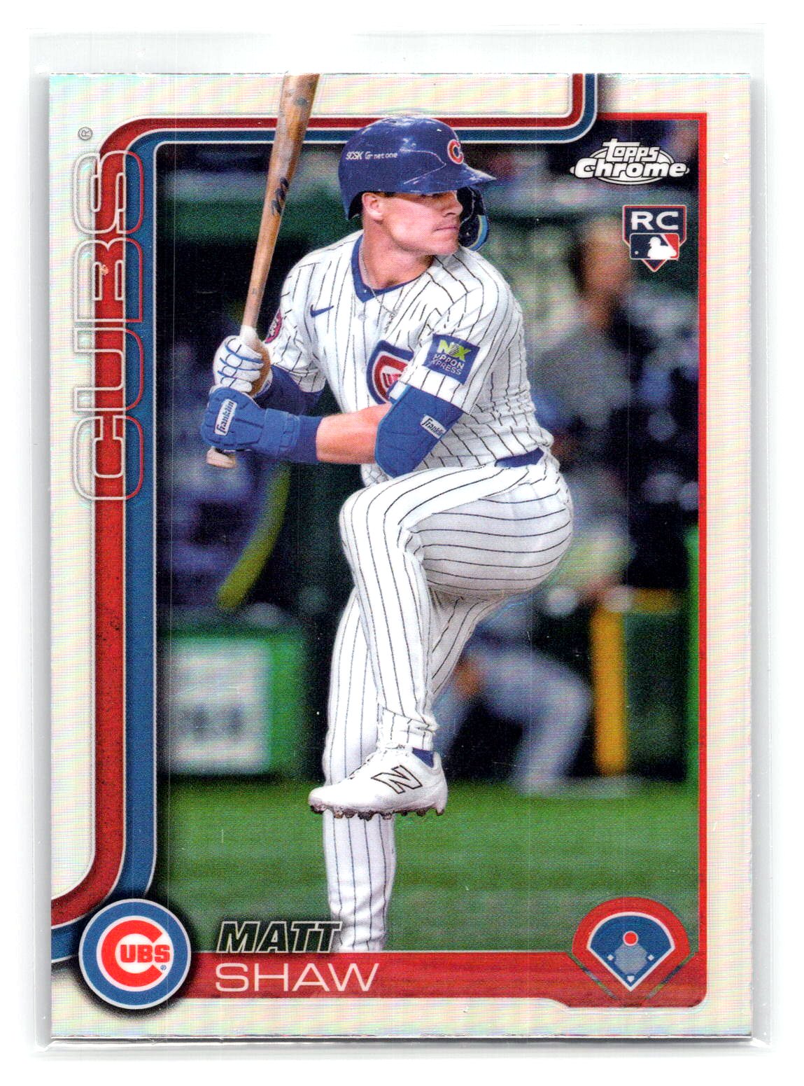 Matt Shaw 2025 Topps Chrome Refractor Rookie RC Matt Shaw 2025 Topps Chrome Refractor Rookie RC