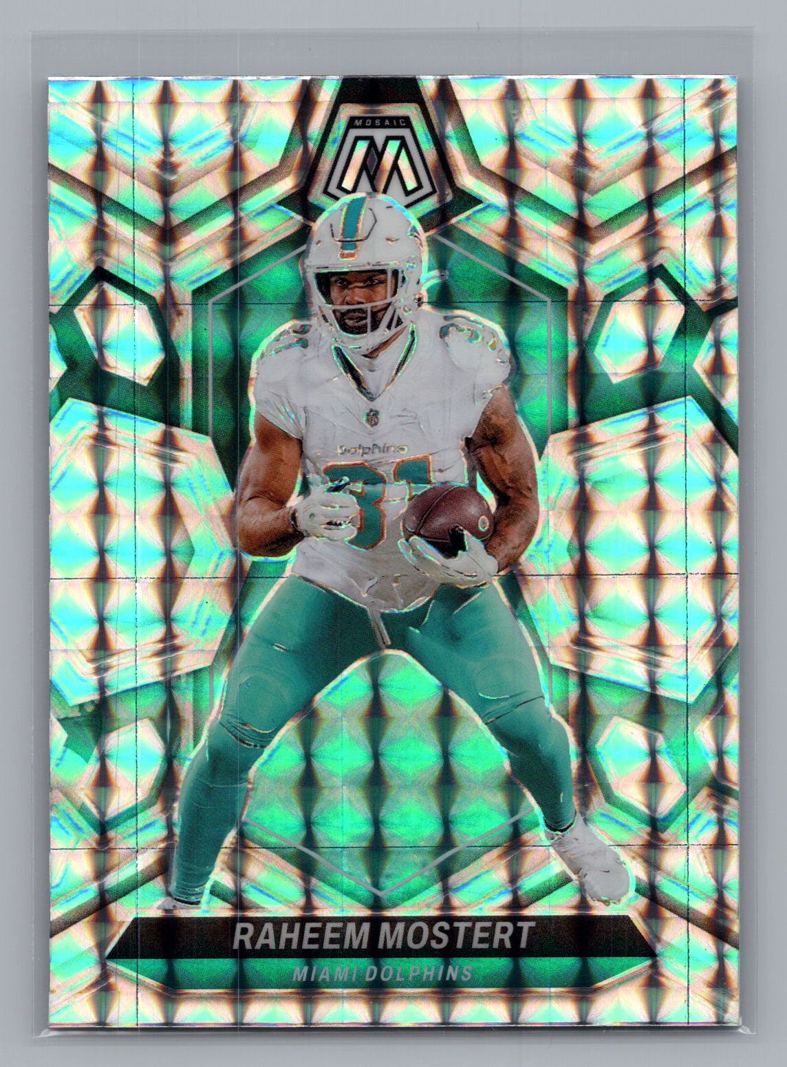 Raheem Mostert 2024 Mosaic Refractor Raheem Mostert 2024 Mosaic Refractor