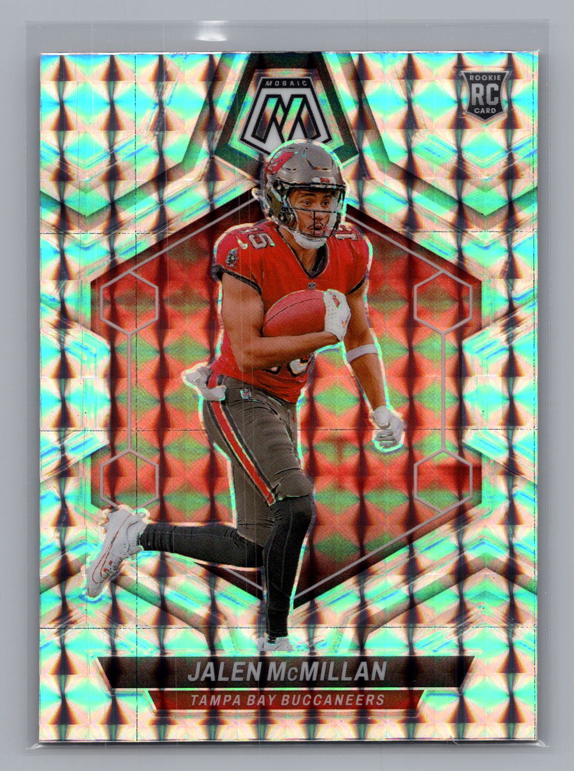 Jalen McMillan 2024 Mosaic Refractor Rookie RC Jalen McMillan 2024 Mosaic Refractor Rookie RC