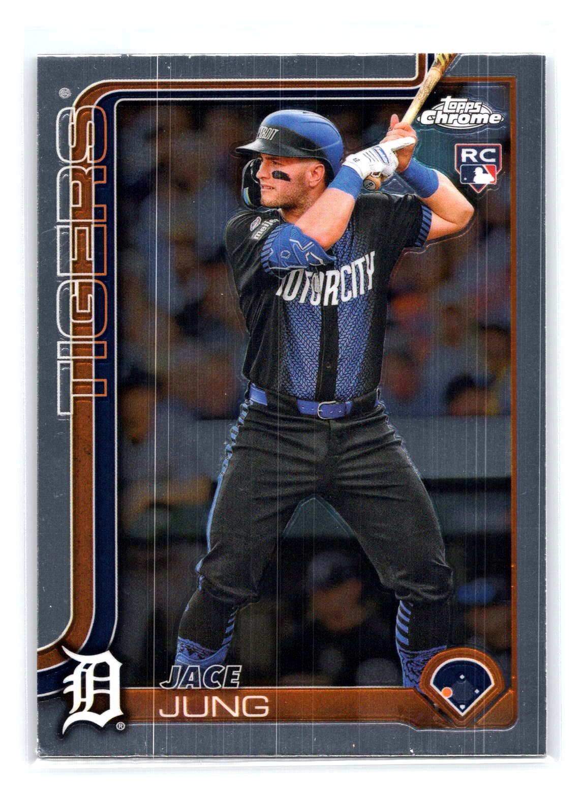 Jace Jung 2025 Topps Chrome Rookie RC Jace Jung 2025 Topps Chrome Rookie RC