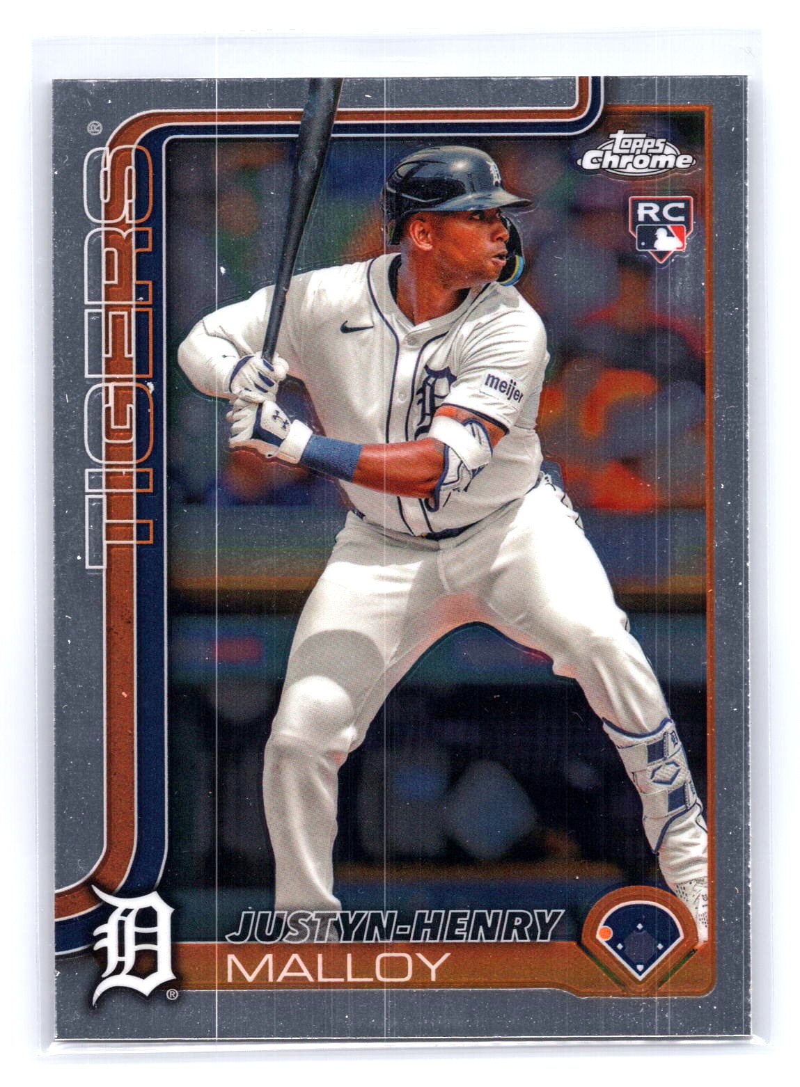 Justyn Henry Malloy 2025 Topps Chrome Rookie RC Justyn Henry Malloy 2025 Topps Chrome Rookie RC