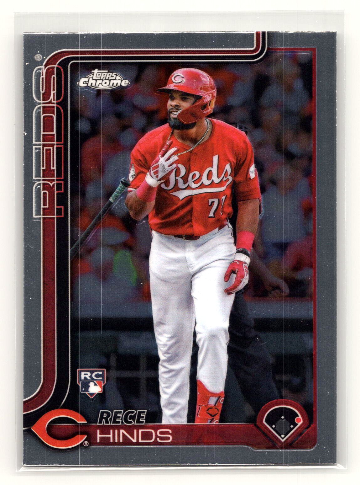 Rece Hinds 2025 Topps Chrome Rookie RC Rece Hinds 2025 Topps Chrome Rookie RC