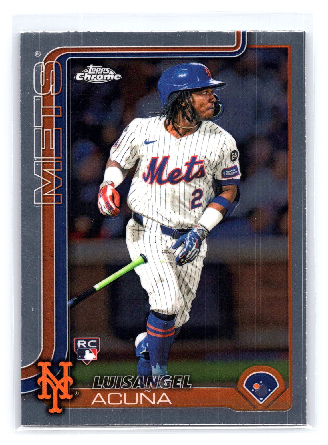 Luisangel Acuna 2025 Topps Chrome Rookie RC Luisangel Acuna 2025 Topps Chrome Rookie RC