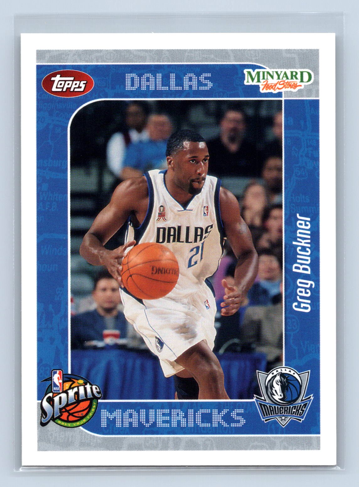 Greg Buckner 2002 Topps Minyard Greg Buckner 2002 Topps Minyard