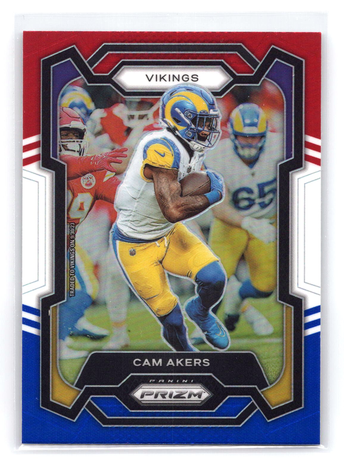Cam Akers 2023 Panini Prizm Red White Blue Cam Akers 2023 Panini Prizm Red White Blue