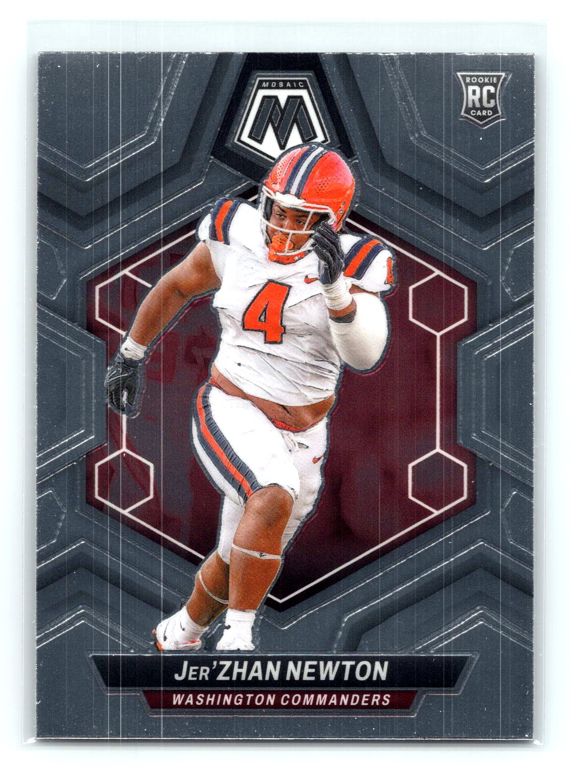 Jer’Zhan Newton 2024 Mosaic Rookie RC Jer'Zhan Newton 2024 Mosaic Rookie RC