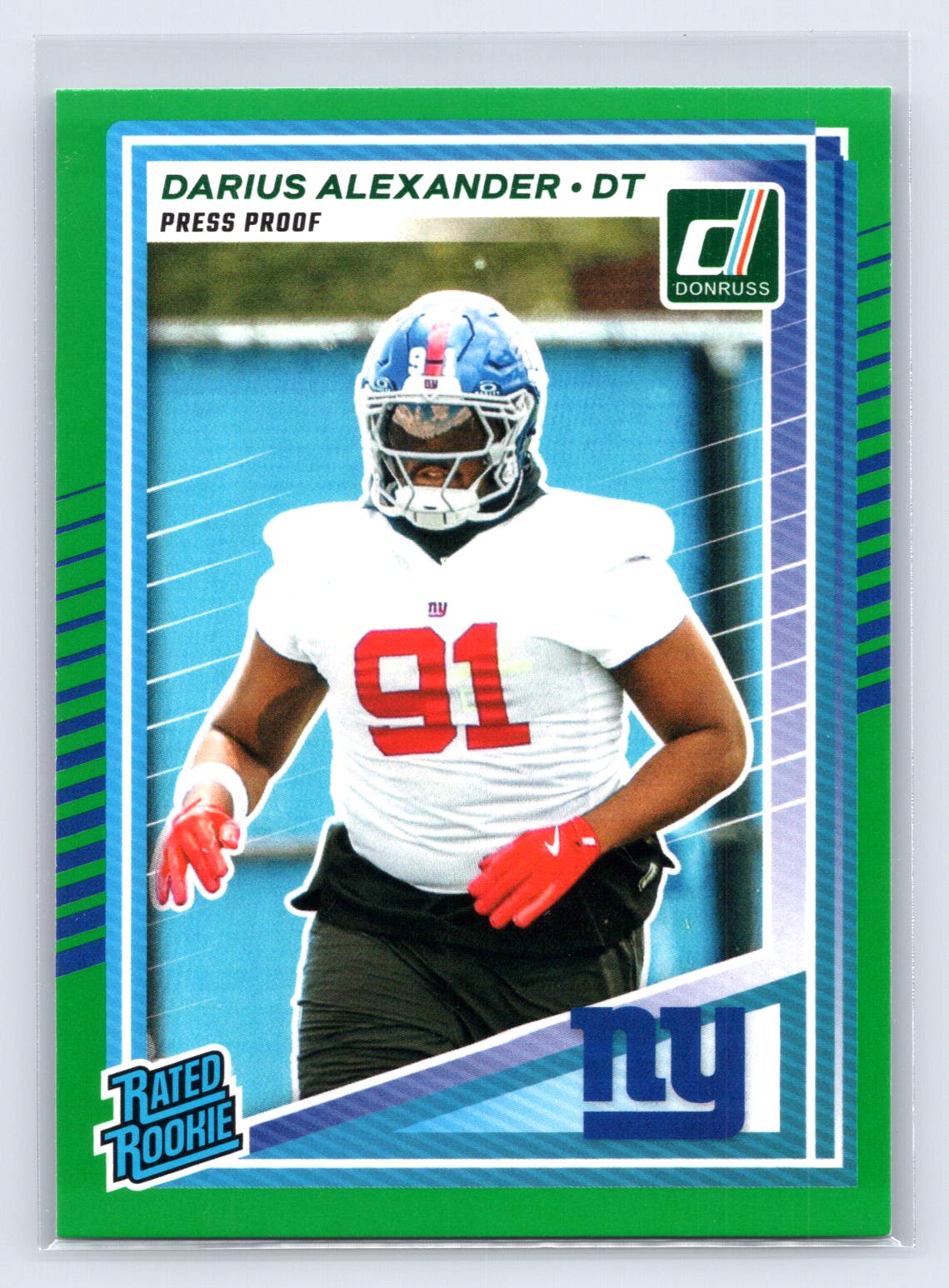 Darius Alexander 2025 Donruss Green Rated Rookie RC Darius Alexander 2025 Donruss Green Rated Rookie RC