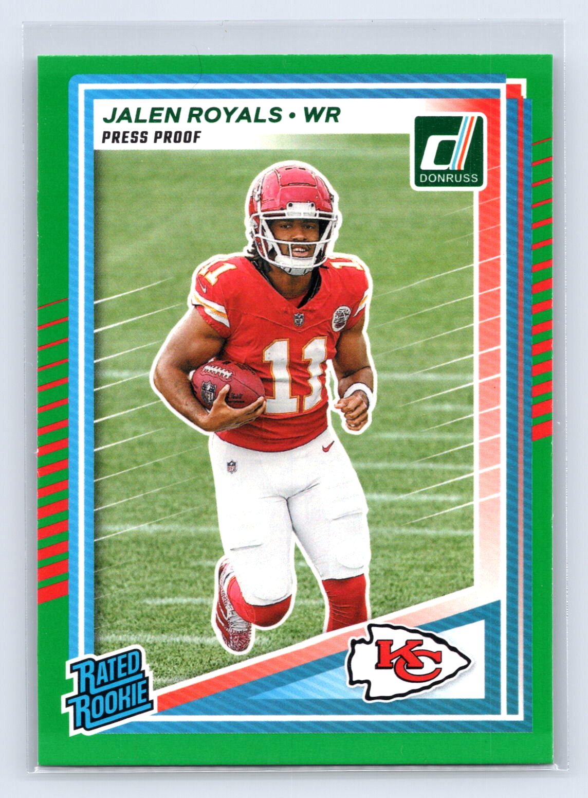 Jalen Royals 2025 Donruss Green Rated Rookie RC Jalen Royals 2025 Donruss Green Rated Rookie RC