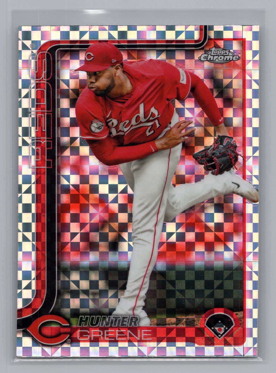 Hunter Greene 2025 Topps Chrome Mojo Refractor Hunter Greene 2025 Topps Chrome Mojo Refractor