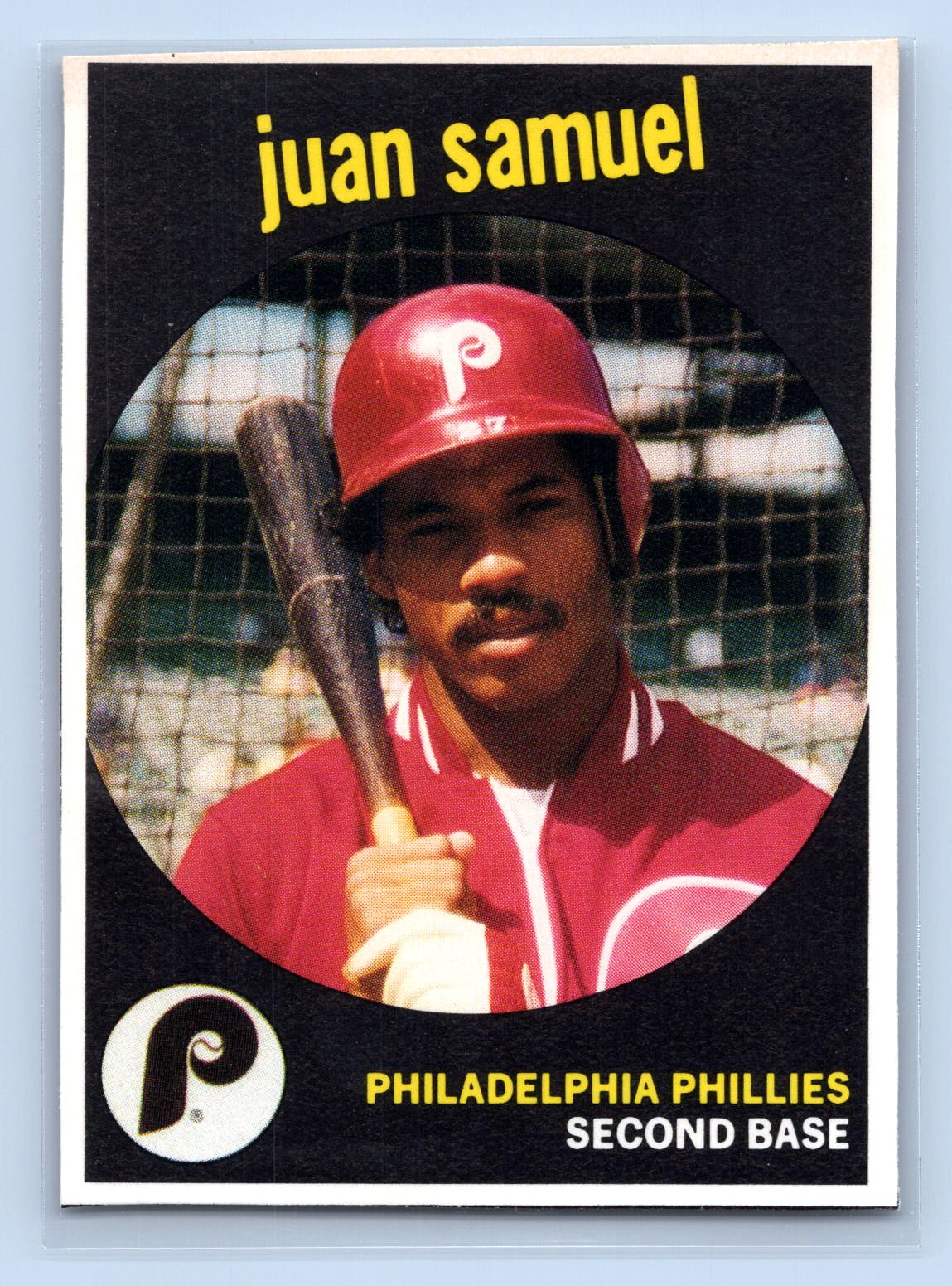 Juan Samuel 1989 Baseball Cards Magazine Repli-Cards Juan Samuel 1989 Baseball Cards Magazine Repli-Cards