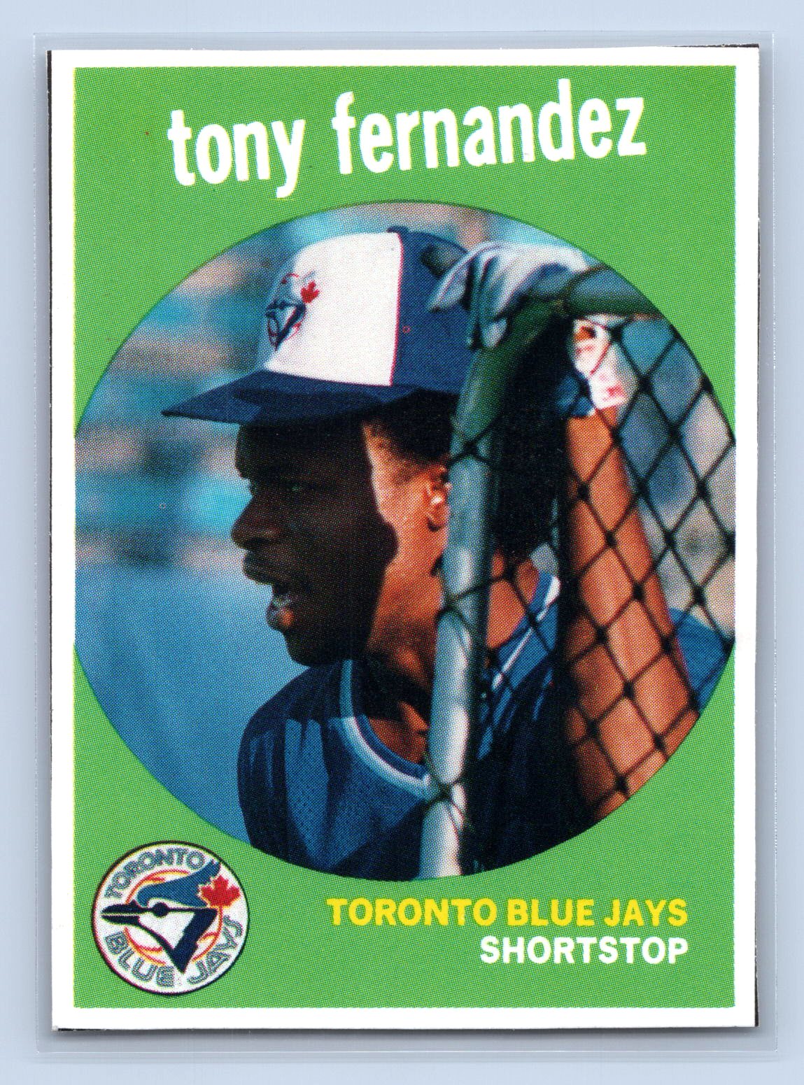 Tony Fernandez 1989 Baseball Cards Magazine Repli-Cards Tony Fernandez 1989 Baseball Cards Magazine Repli-Cards