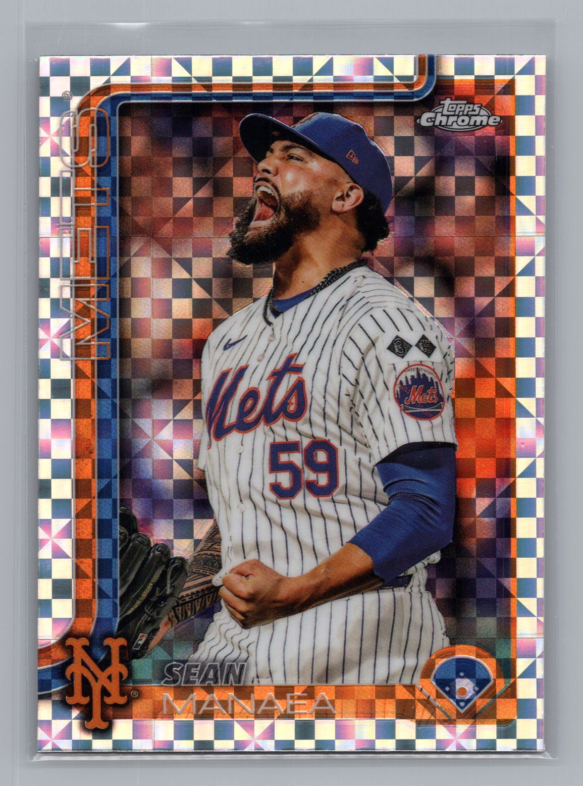 Sean Manaea 2025 Topps Chrome Mojo Refractor Sean Manaea 2025 Topps Chrome Mojo Refractor