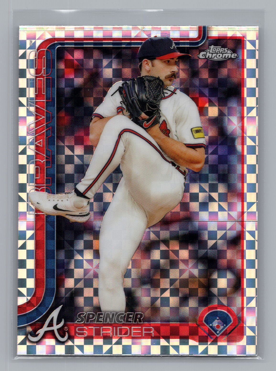 Spencer Strider 2025 Topps Chrome Mojo Refractor Spencer Strider 2025 Topps Chrome Mojo Refractor