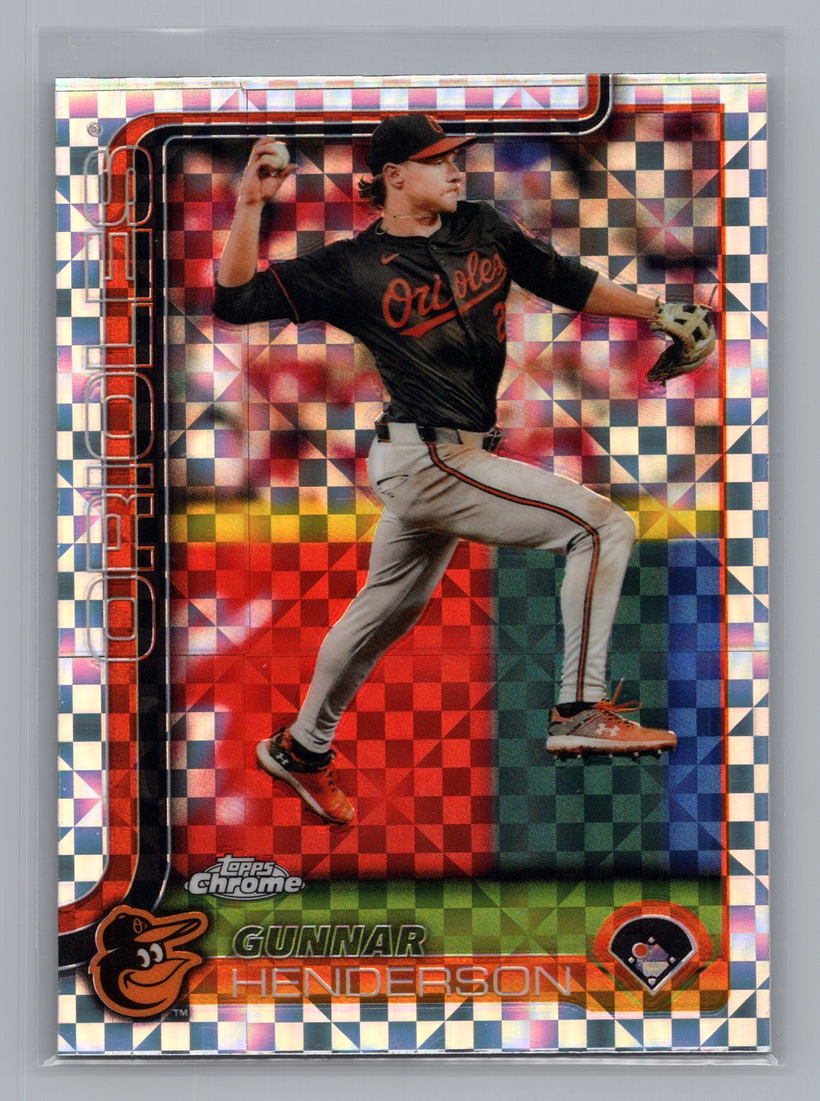 Gunnar Henderson 2025 Topps Chrome Mojo Refractor Gunnar Henderson 2025 Topps Chrome Mojo Refractor