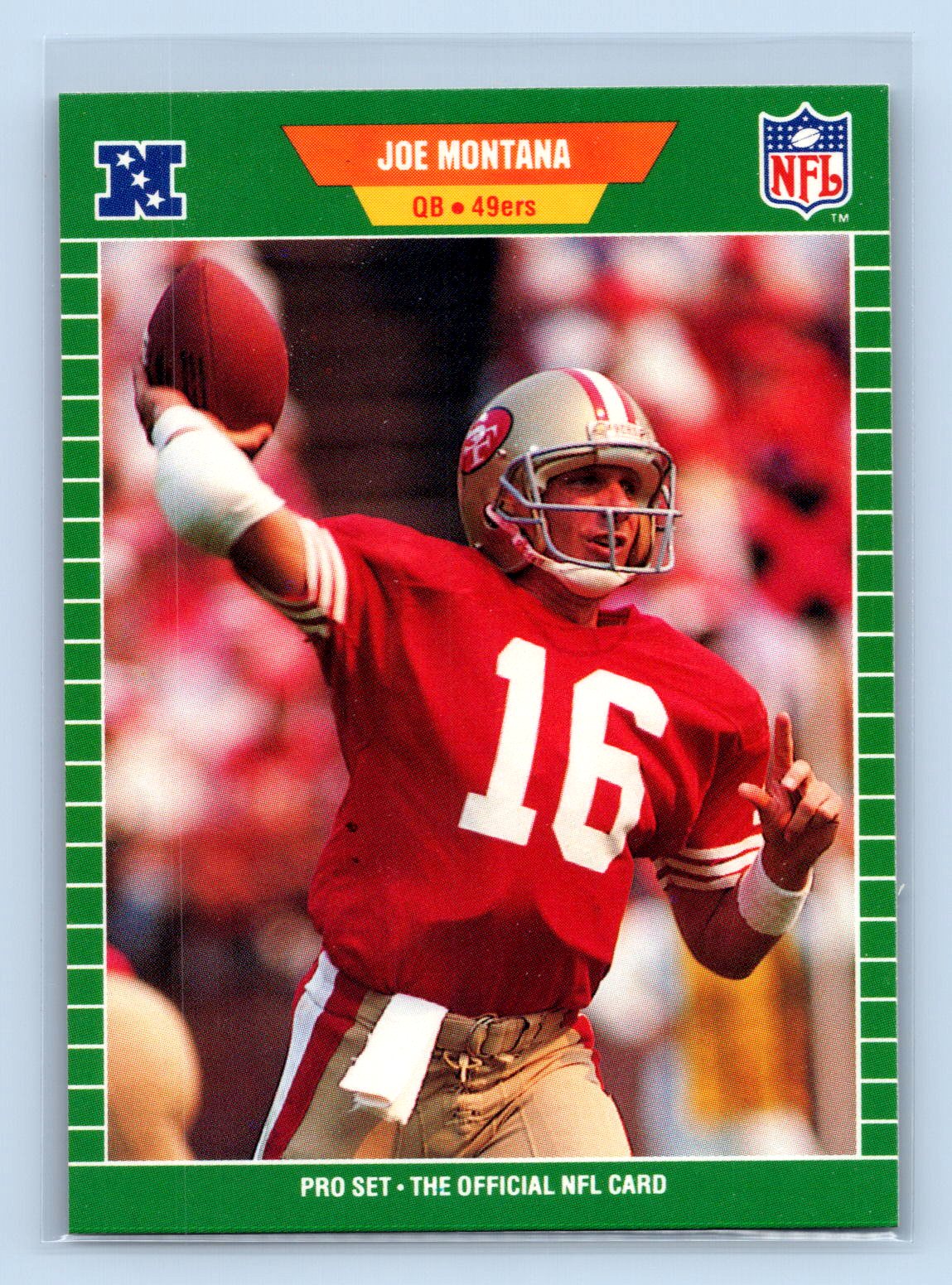 Joe Montana 1989 Pro Set Joe Montana 1989 Pro Set