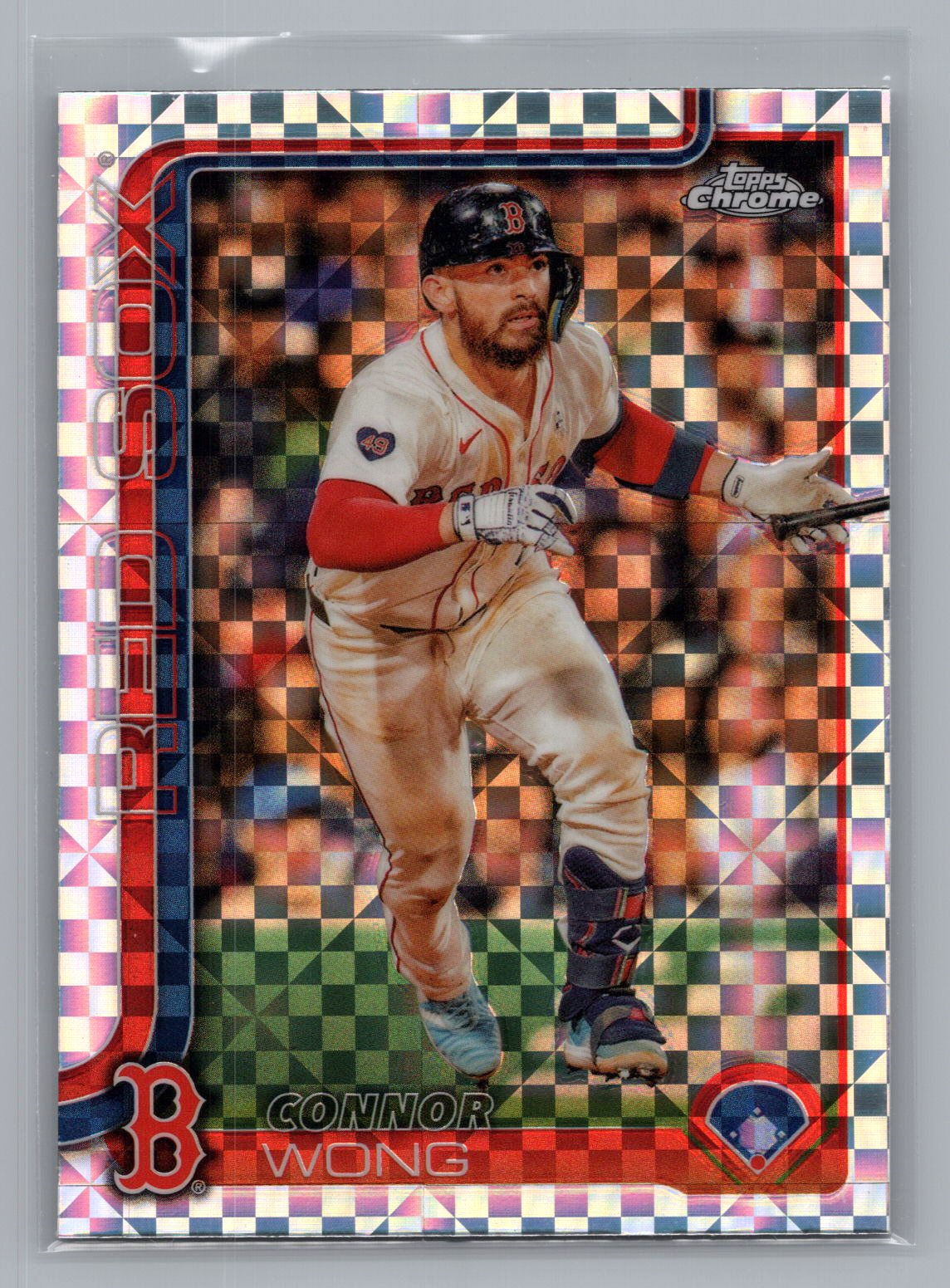 Connon Wong 2025 Topps Chrome Mojo Refractor Connon Wong 2025 Topps Chrome Mojo Refractor