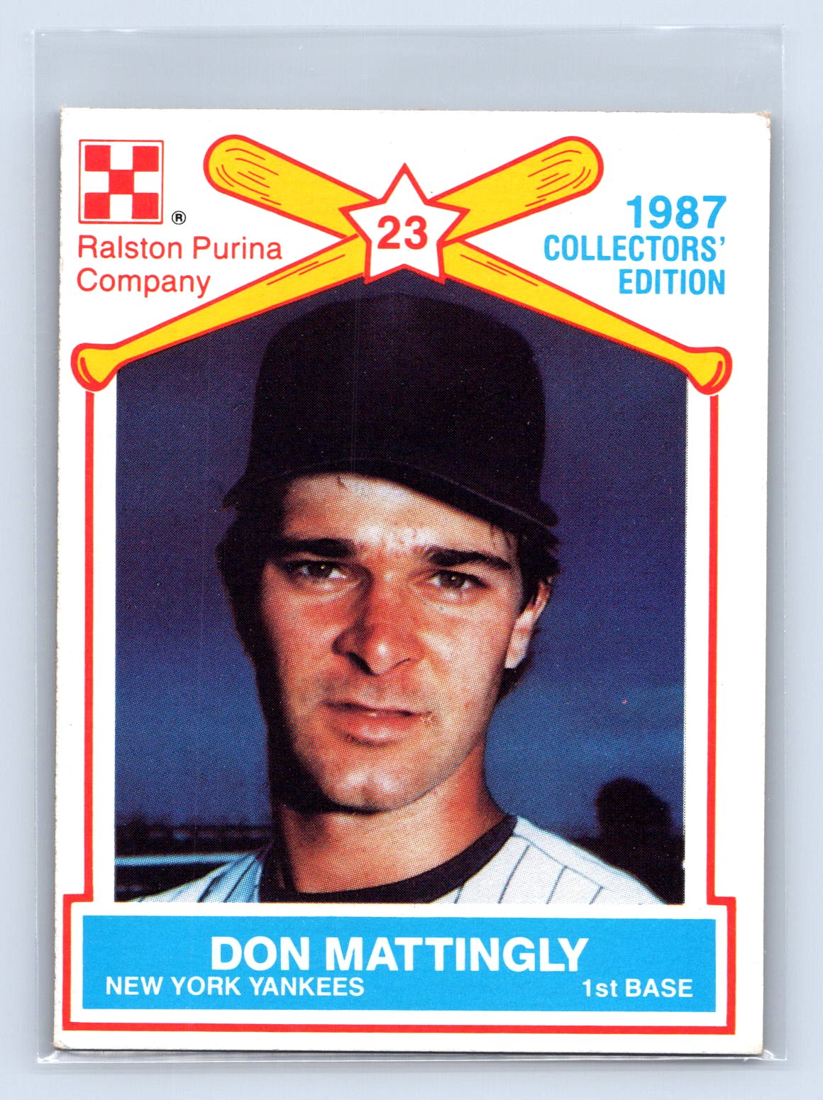 Don Mattingly 1987 Purina Collectors Edition Yankees Don Mattingly 1987 Purina Collectors Edition Yankees