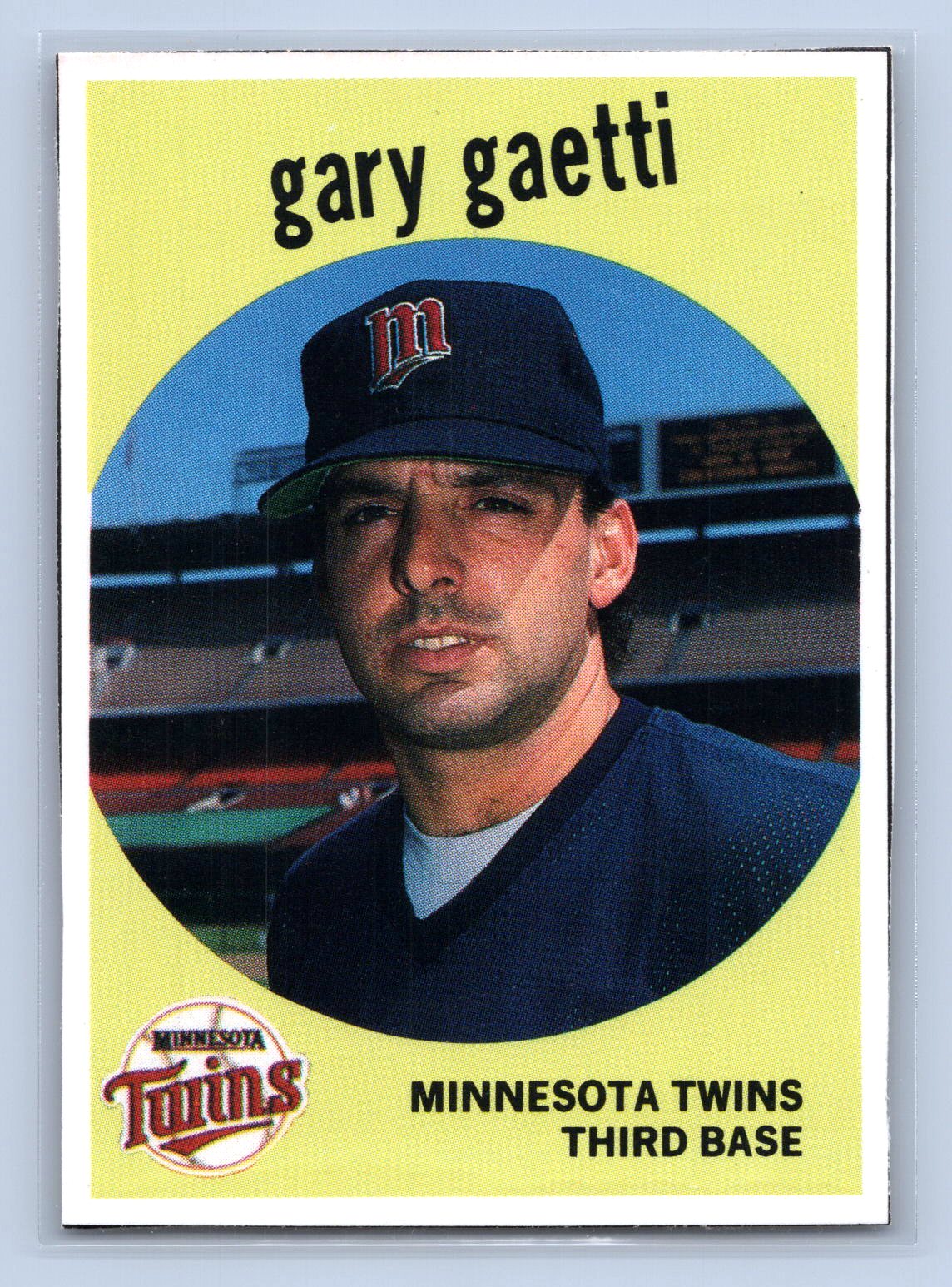 Gary Gaetti 1989 Baseball Cards Magazine Repli-Cards Gary Gaetti 1989 Baseball Cards Magazine Repli-Cards